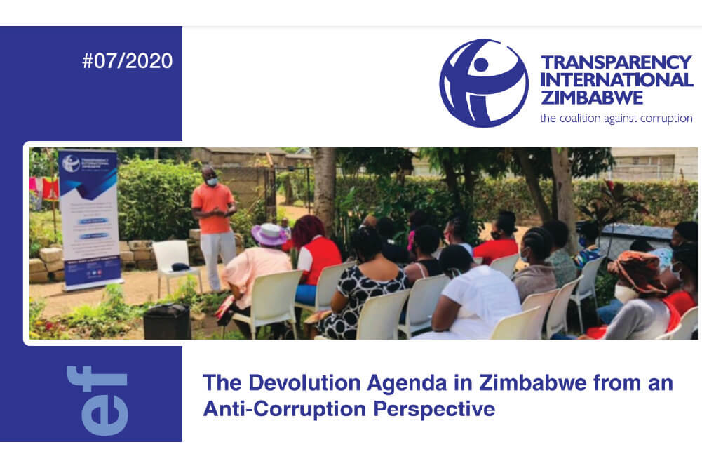 2020 The Devolution Agenda in Zimbabwe from an Anti-Corruption Perspective