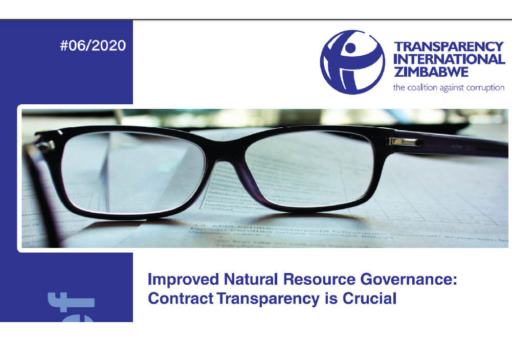 2020 Improved Natural Resource Governance: Contract Transparency is Crucial