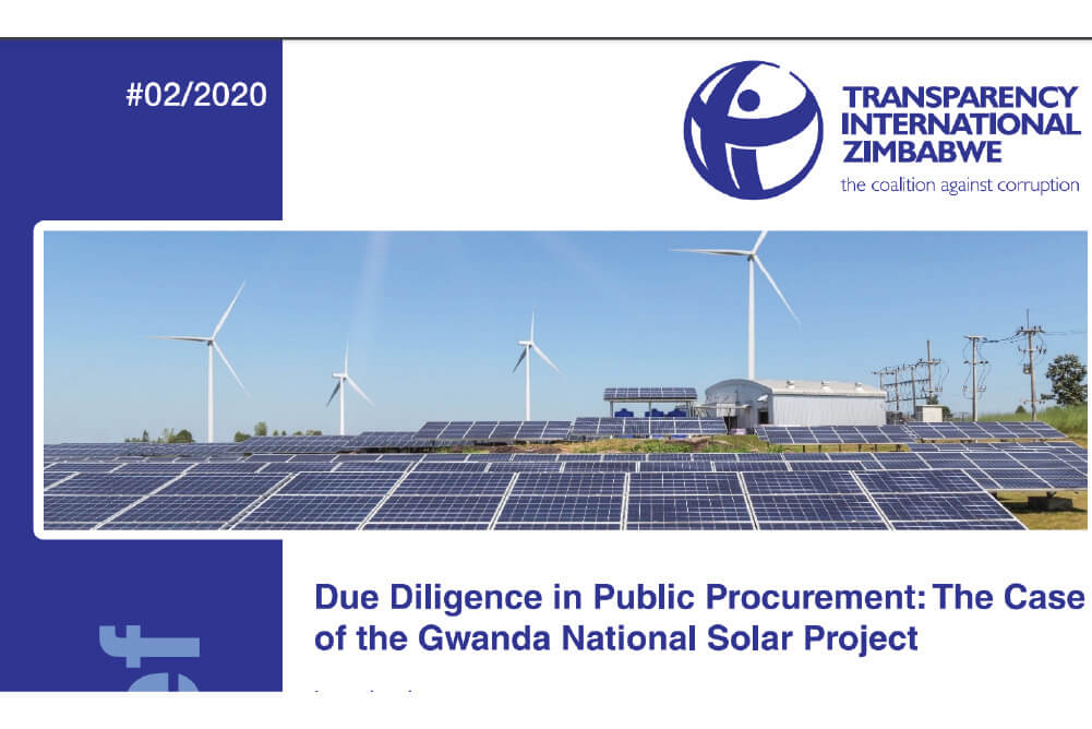 2020 Due Diligence in Public Procurement: The Case of the Gwanda National Solar Project