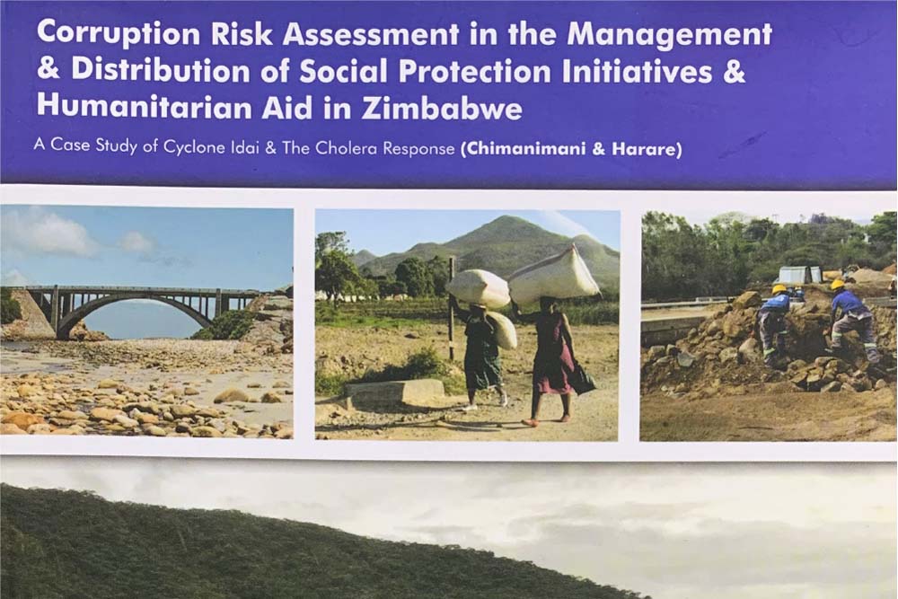 Corruption Risk Assessment in the Management & Distribution of Social Protection Initiatives & Humanitarian Aid in Zimbabwe. A Case Study of Cyclone Idai & the Cholera Response (Chimanimani & Harare). January 2020. ISBN 978-1-77929-944-4